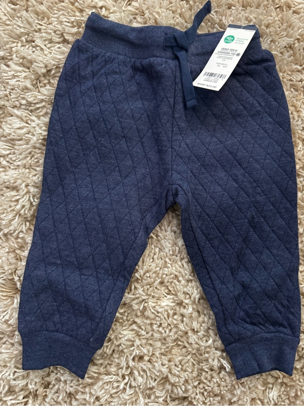 Kids Quilted Navy Jogger Pants - Baby B’gosh from Carter’s